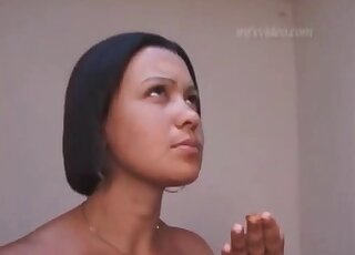 Interracial enjoyment with some feces licking