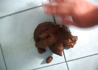 Bending over and letting the camera see below the skirt