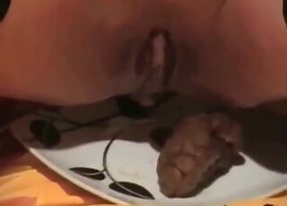 Delicious dessert for the superb fit starlet